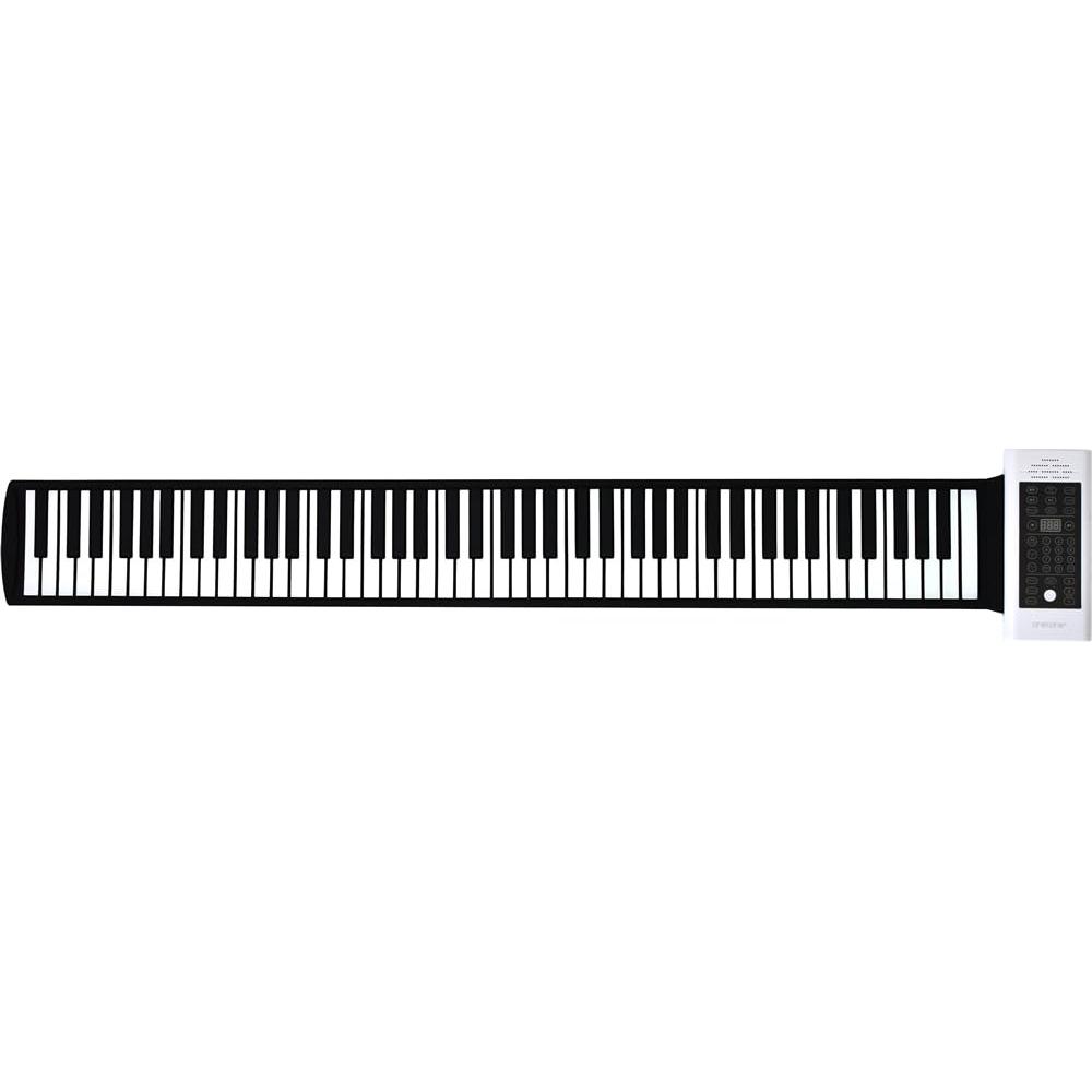 Onetone One Tone Roll Piano (Roll Up Piano) 88 Keys Built-in Speaker Rechargeable Transpose Function USB-MIDI Compatible OTRP-88 [Sustain PedalUSB Cab