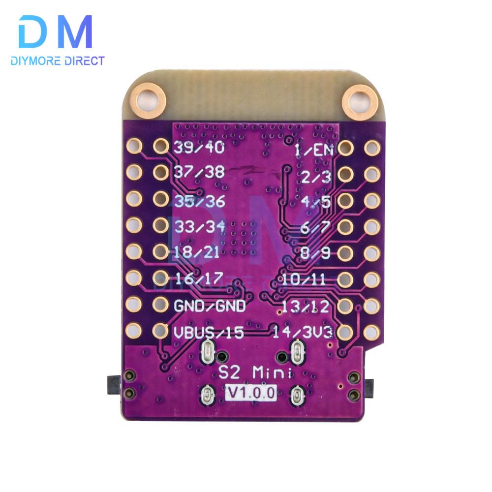 10Pcs ESP32 S2 Mini WiFi Board Based ESP32-S2FN4R2 ESP32-S2 4MB Flash Type-C Connect Compatible with MicroPython