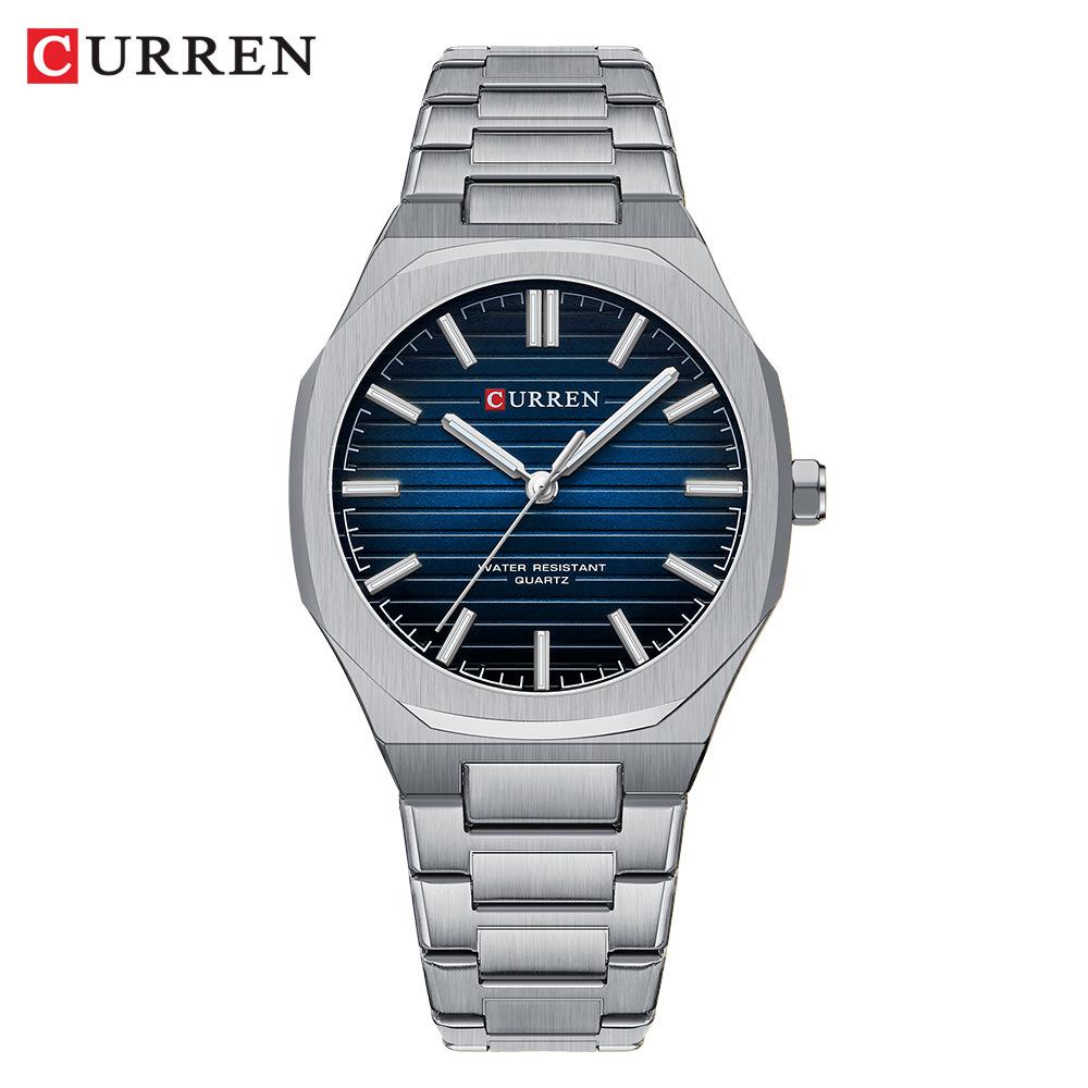 CURREN 8456 Men s Waterproof Quartz Steel Band Business Casual Watch