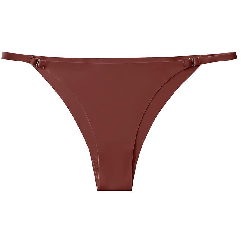 

Бесшовные спортивные трусики-слипы с низкой посадкой и ластовицей из чистого хлопка Medium