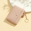 Pure Color Mini Coin Purse Card Holder Short Wallet Card Pocket Change Bag  Gift