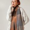 Jumaomao Women's Autumn Winter Plaid Shawl Scarf