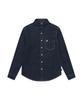 Beverly Hills Polo Club Women'S Dark Blue Denim Shirt Sh124_W