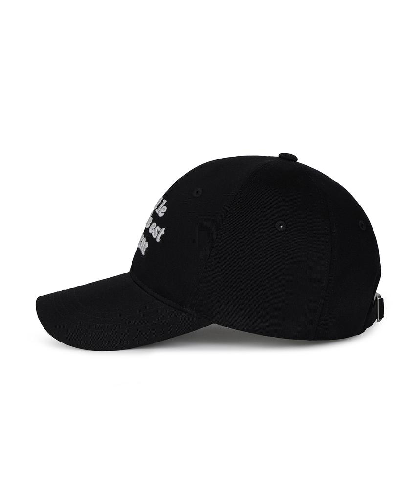 Bajal Tmv Lettering Ball Cap [Washed Black]