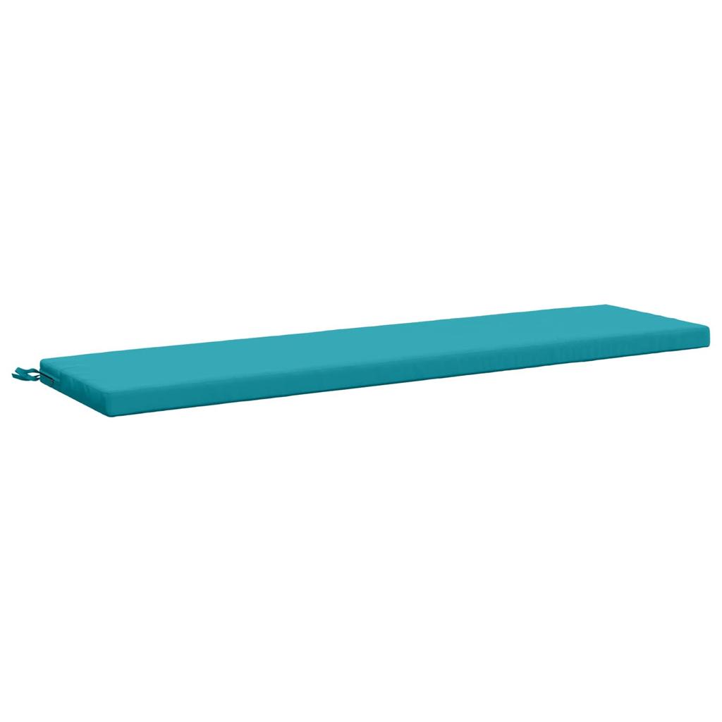 Bench Cushion SOEST 100percent Polyester Turquoise 160 x 40 x 5 cm
