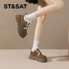 Women's Retro Thick-Soled Faux Fur Lined Birken-Style Winter Shoes