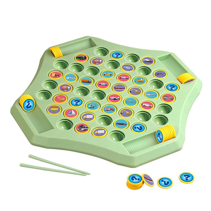 Kids' Flip Chess Strategy Game: Parent-Child Educational Toy for Concentration and Fun