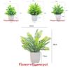 Eucalyptus Plastic Magnolia Potted Plant Bonsai For Indoor Gift Decoration