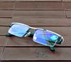 Clara Vida Titanium Alloy Half Rim Men Conference Style Reading Glasses +1 To +4