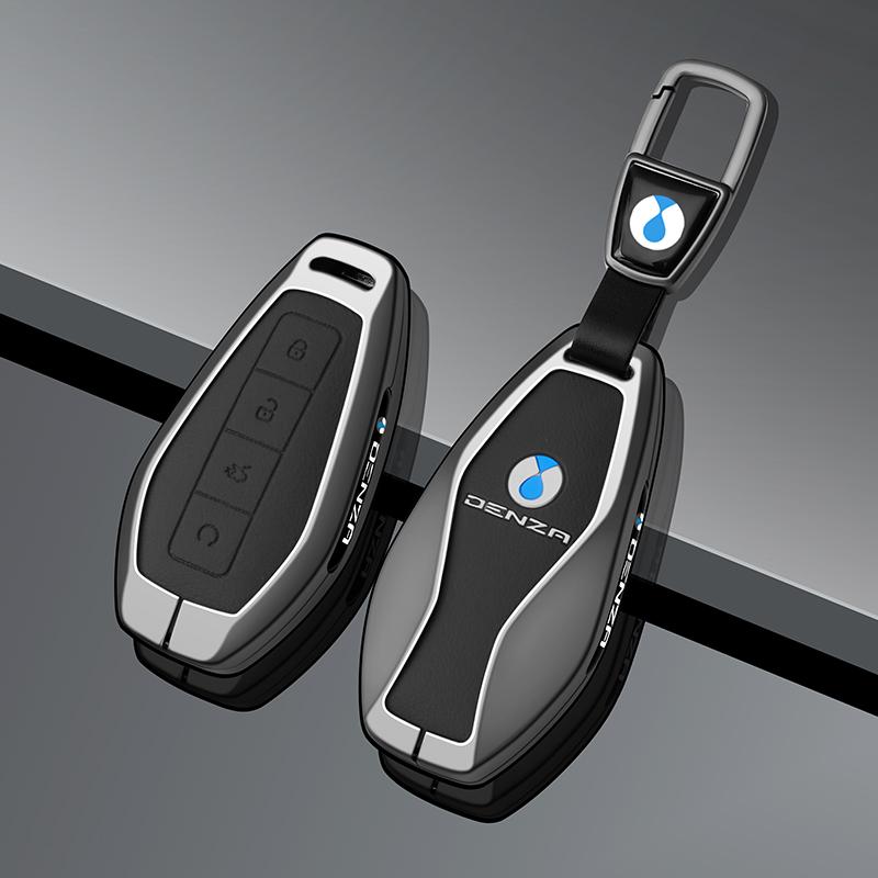 Denza Z9Gt Z9 Gt Dm Pro Max Ev Ultra  Key Fob Car Remote Key Cover Housing Zinc Alloy Leather Car Key Case Accessories