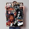 Juice WRLD Collage Tinplate Posters Customizable Wall Art Retro Vintage Metal Signs for Home Room Setup Decorations Wand Deko