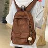 Schulrucksack1011 Neuer Schulrucksack mit großem Fassungsvermögen für weibliche Mittelstufenschülerinnen und Oberstufenschülerinnen Modischer einfarbiger Rucksack Leicht reisen