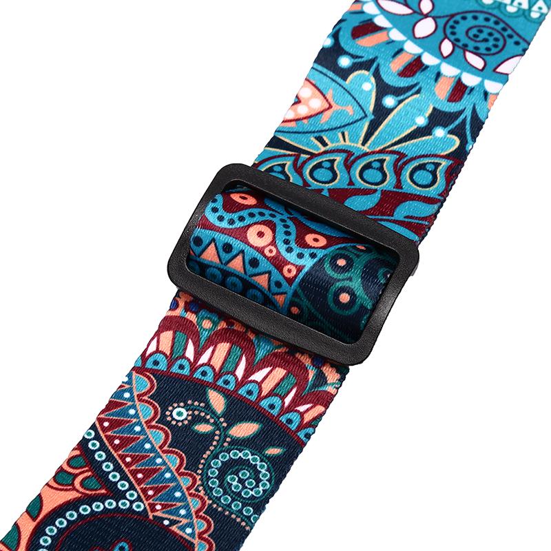 Guitar Strap Electric Guitar Acoustic Sunflower Guitar Folk Guitar Bass Strap