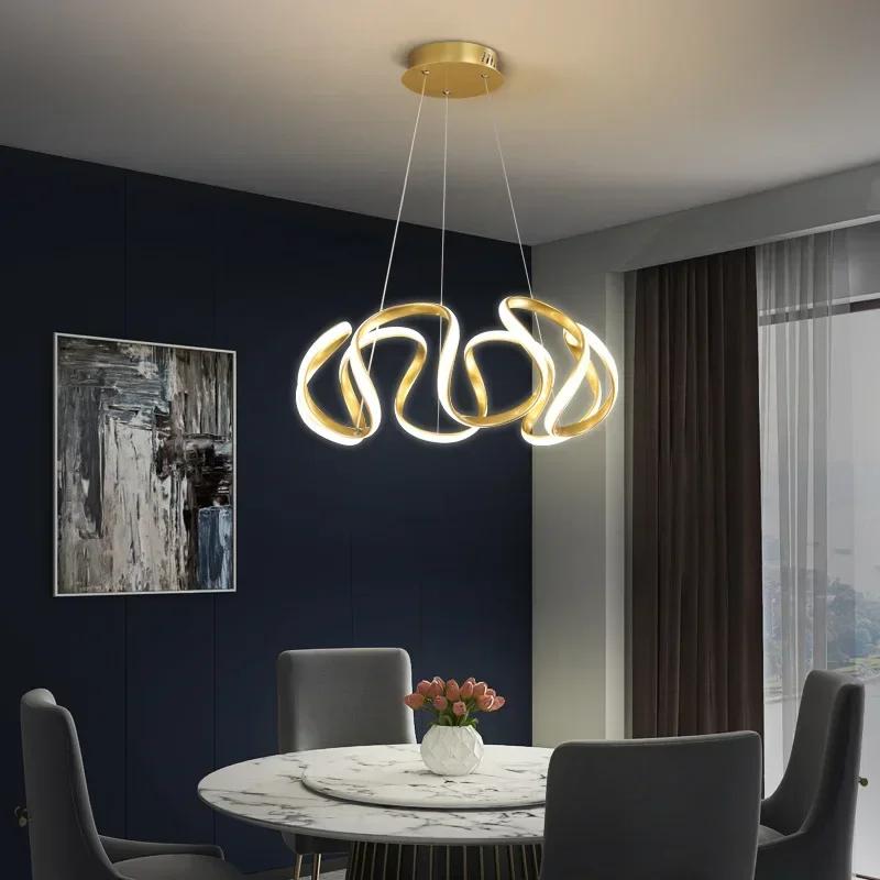 Modern Pendant Lamp LED Hanging Chandelier For Living Dining Room Bedroom Kitchen Island Home Decoration Lighting Fixture Lustre