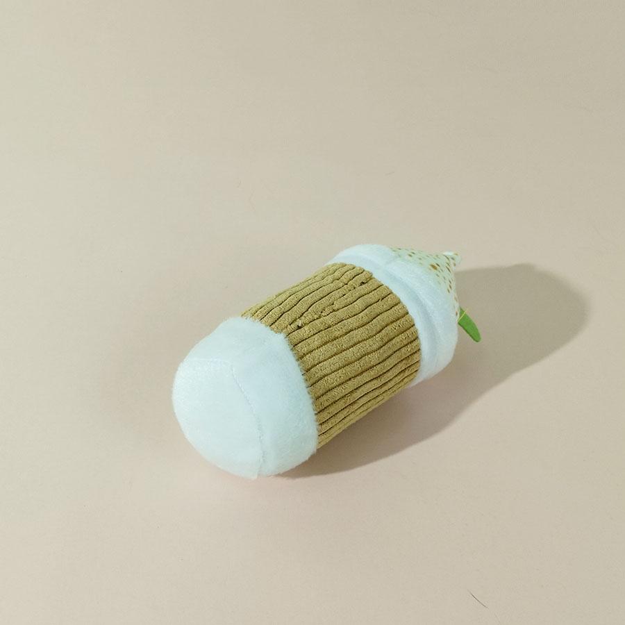 Animale Domestico Cane Gatto Peluche Masticabile Squittente Giocattolo per Cani Design Tazza da Caffè Pile Durevole Masticazione Interattivo Giocattolo Molare per Animali Domestici Gioco Accessori per Cani
