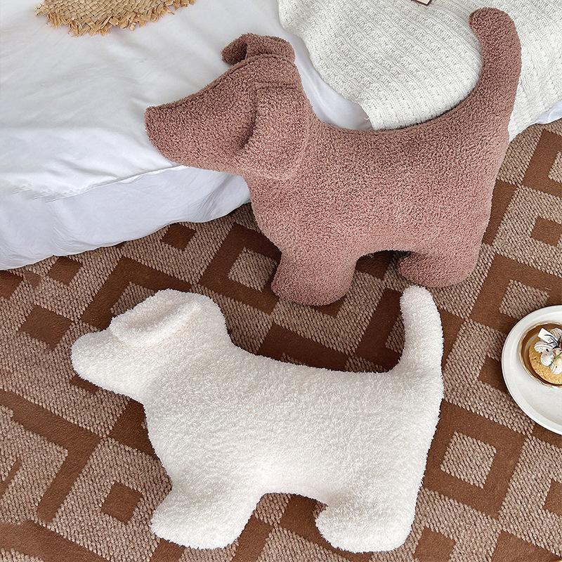 Plush Cute Dog Throw Pillow Cartoon Nap Pillow Children's Room Doll Gift Girlfriend Living Room Sofa Cushion