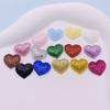 10 Stück/Set Bling Herz Aufnäher Gepolsterte Aufnäher Für DIY Kopfbedeckungen Haarspangen Dekoration Kleidung Hut Basteln Nähzubehör