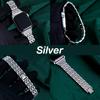 Metal Inlaid Design Watch Strap for Apple Watch for Iwatch S10/Ultra 1/2 Watch Band