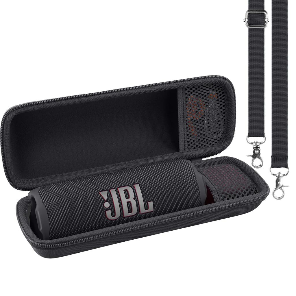 Estojo de Armazenamento Aenllosi Compatível com JBL Flip 7, Flip 7, Flip 6 e FLIP 6 Alto-falantes Bluetooth (Preto) (Somente caso)
