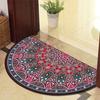 Bohemian Semi-Circular Carpet Anti-fouling Welcome Mat Durable Door Mat  Bathroom Entrance