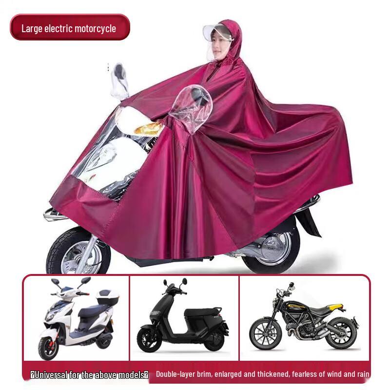 

Heavy-Duty Electric Scooter Rain Poncho
