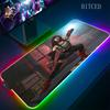 Rgb Final Fantasy Mouse Pad Laptop Mousepad Gaming Cool Mouse Mat Large Gamer Mousepads Speed Cool LED Desk Mat with Backlight