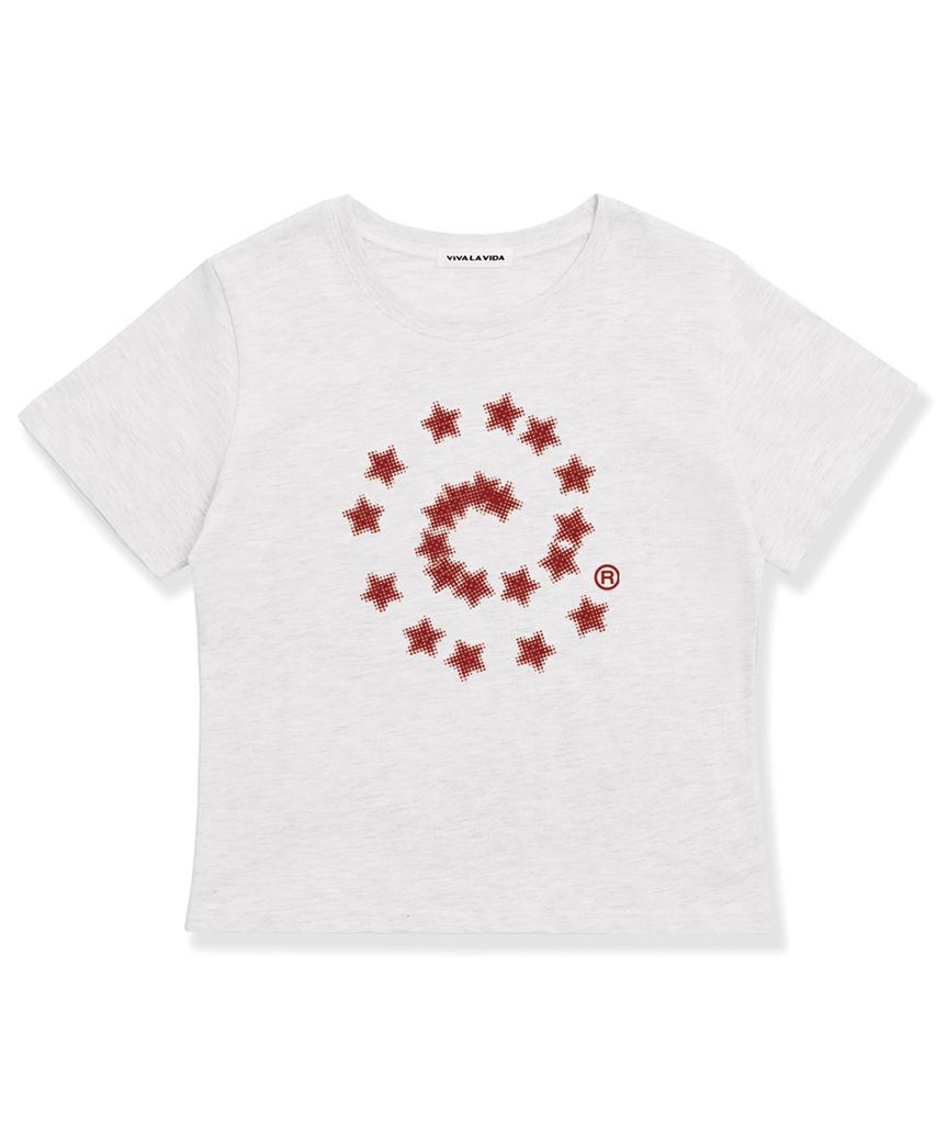 Bibalabida Star Move Crop Short Sleeve T-Shirt