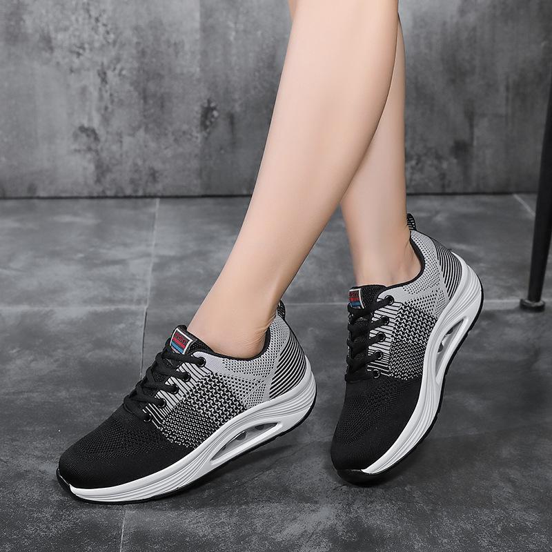 Women Sneakers Classic Mesh Breathable Casual Sports Shoes Comfort Platform Shoes Air Cushion Running Shoes Zapatillas De Mujer