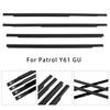 4 STÜCKE Türfenster Dichtungsleisten Formsatz Für Patrol Y61 GU