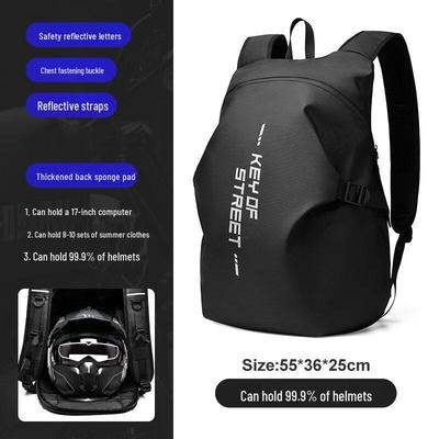 Lishen Motorcycle Helmet & Travel Backpack