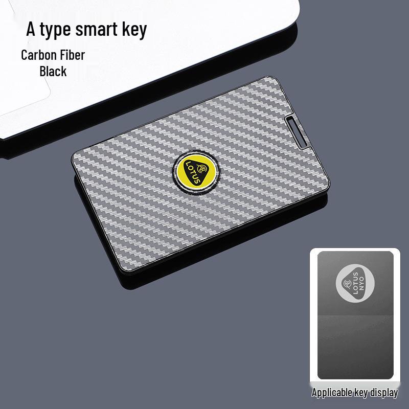 Lotus ELETRE/EMEYA Blumiger NFC-Kartenhalter Kohlefaser Autoschlüssel-Etui