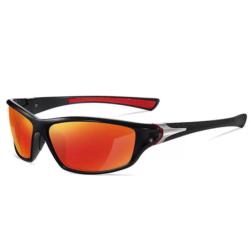 D120 Polarized Sports Sunglasses: Colorful Windproof Glasses for Men, Ideal for Cycling and Mountaineering In European and American Styles.