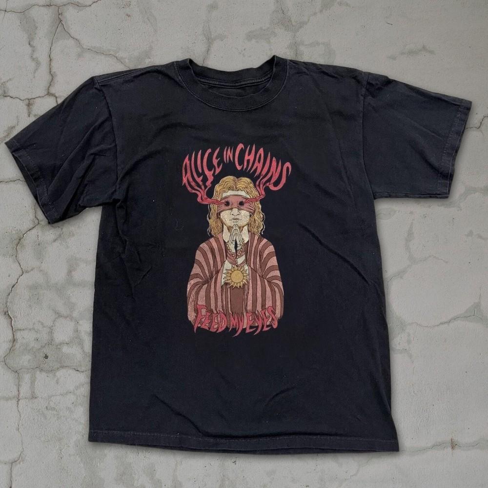 Alice In Chains Feed My Eyes Unisex Black T-shirt Size S-5XL Unisex T-Shirt XXXL