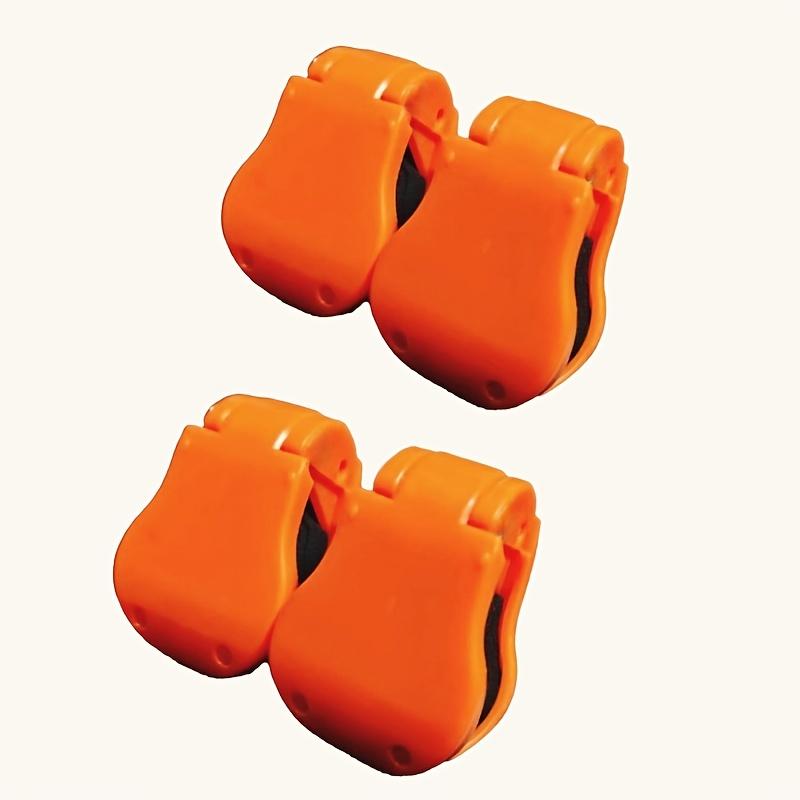 4pcs Heavy-Duty Fishing Rod Holders with Non-Slip Grip - Adjustable Clamp, Space-Saving Garage/Boat Dock Organizer, Secure Screw