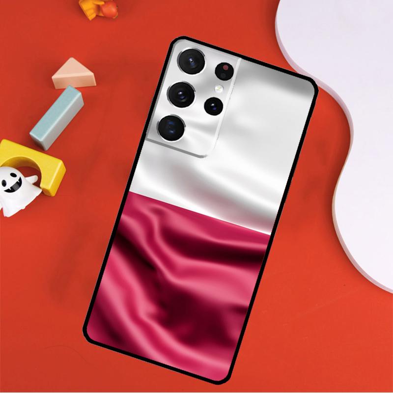 Polen Fahne Handyhülle Für Samsung Galaxy S24 Ultra S25 Ultra S9 S10 S20 S21 S22 S23 Plus S24 FE Hülle