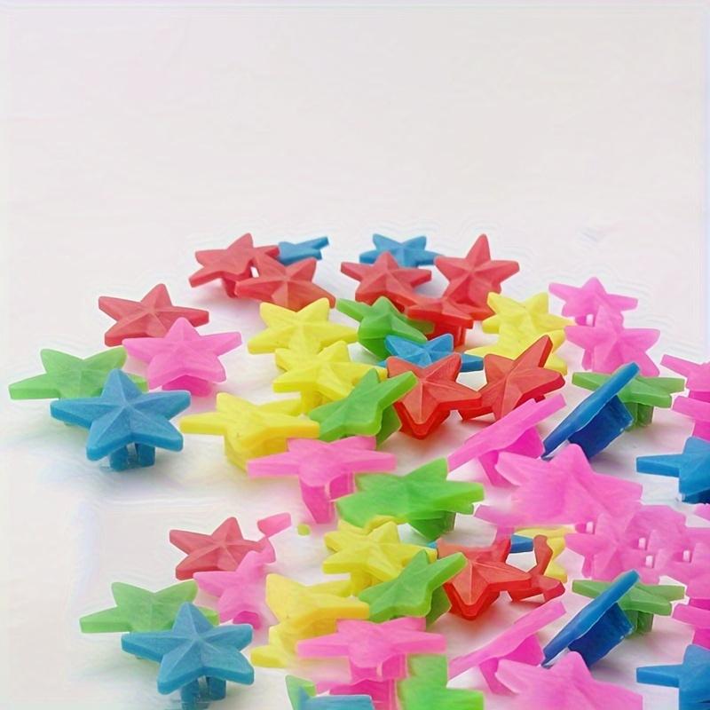 36pcs Colorful Star-Shaped Bicycle Spoke Beads Durable Ideal for Kids' Bikes & Adult Bikes, Bicycle Accessories Bicycle Decorations