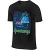 POLNWZWA Men's T Shirts Goosebumps Crew Neck Cotton Short Sleeve Sport Tees Gym Workout Running Shirts for Men