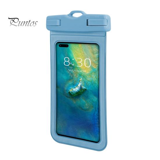 

Сухой подводный чехол, прозрачный 30-метровый водонепроницаемый чехол для смартфона большой емкости, универсальная водонепроницаемая сумка для дайвинга синий/серый