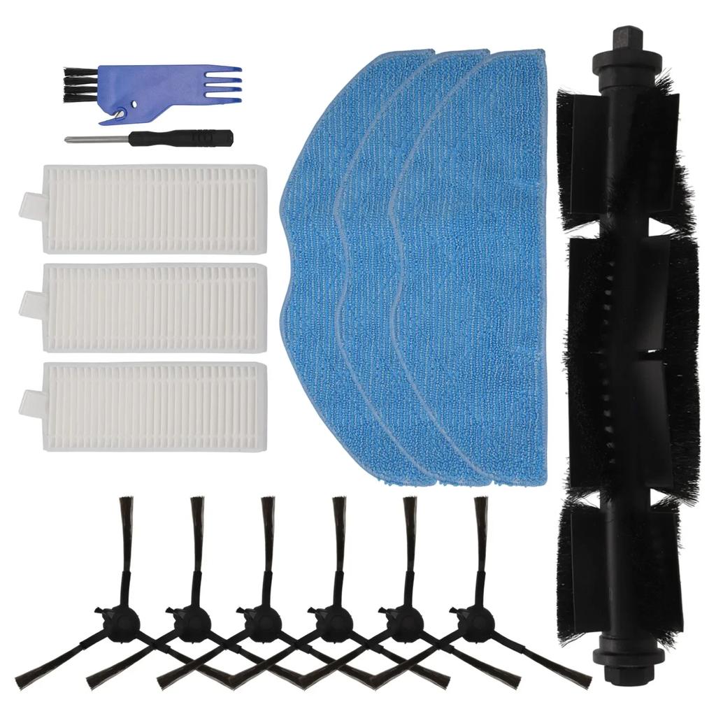 Replacement Parts Accessory Set for 360 For Botslab S8/S8+ and For EZVIZ RE4/RE5 Vacuums Features Brushes Filters & Mop Wipes