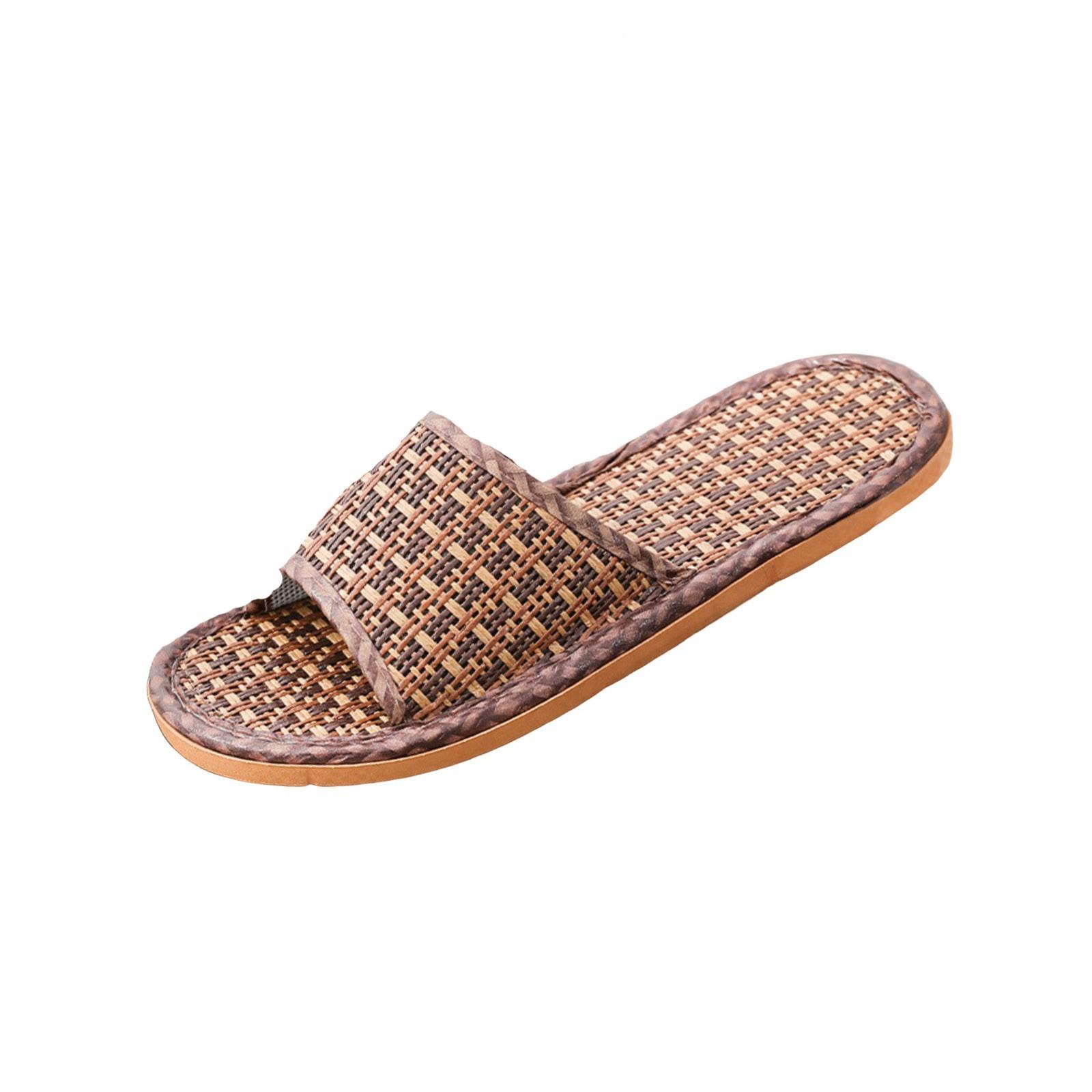 

Женские и мужские модные повседневные домашние тапочки для пар, домашние сандалии на плоской подошве 40-41