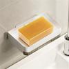 Soap Dish Box Stainless Steel Bathroom Shower Storage Soap Tray Mesh Rack Soap Dishes Wall Mounted Drain