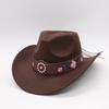 Fashion versatile spring and summer men's and women's beach sunscreen hats knight hats big-brimmed top hats jazz hats