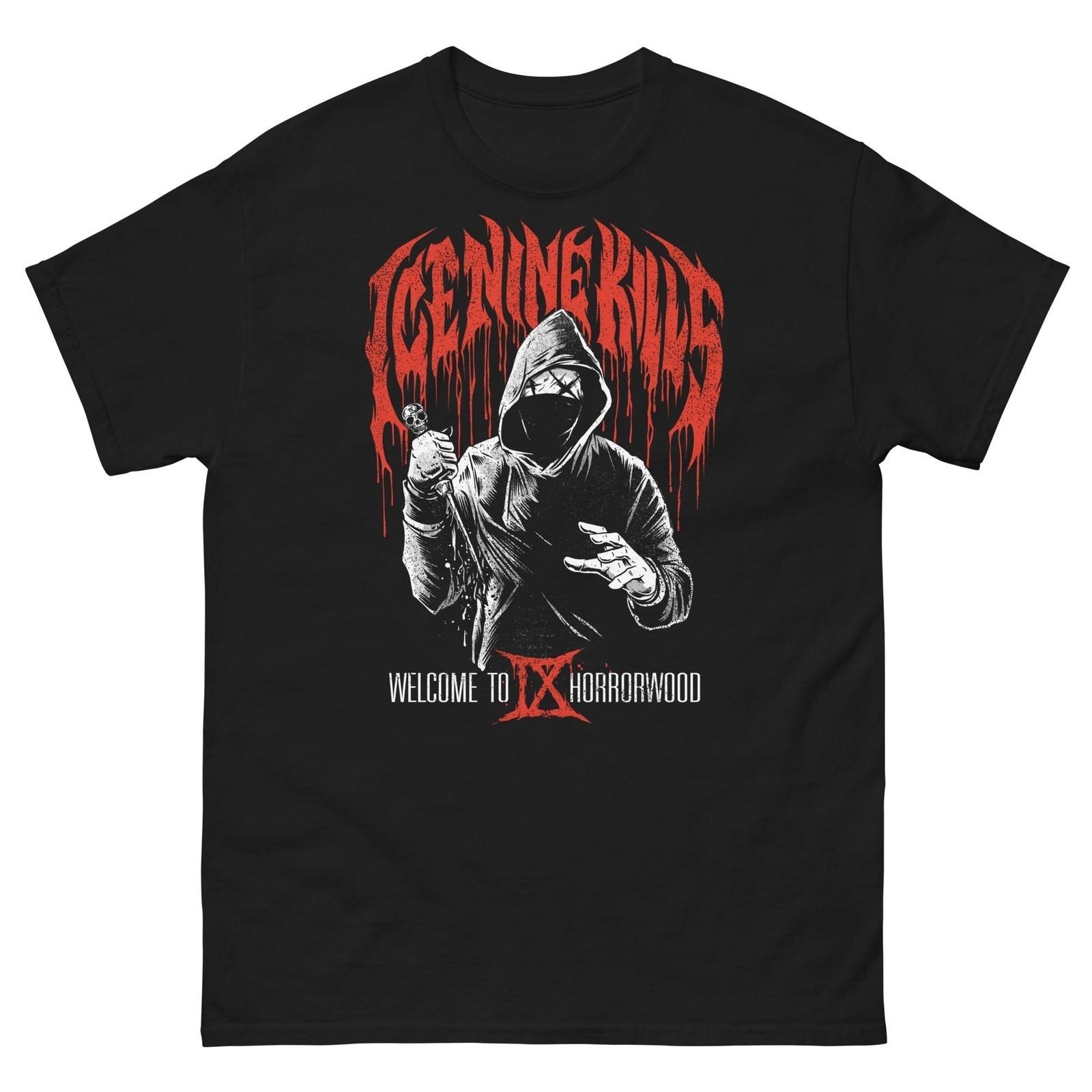 MerchMoment Ice Nine Kills IX Horrorwood T-Shirt T-Shirt Black New XXL