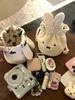 @ Miffy Kawaii Corduroy Bundle Pocket Cute Portable Large Capacity Storage Bag Makeup Bag Drawstring Handbag Cute Gift Toy