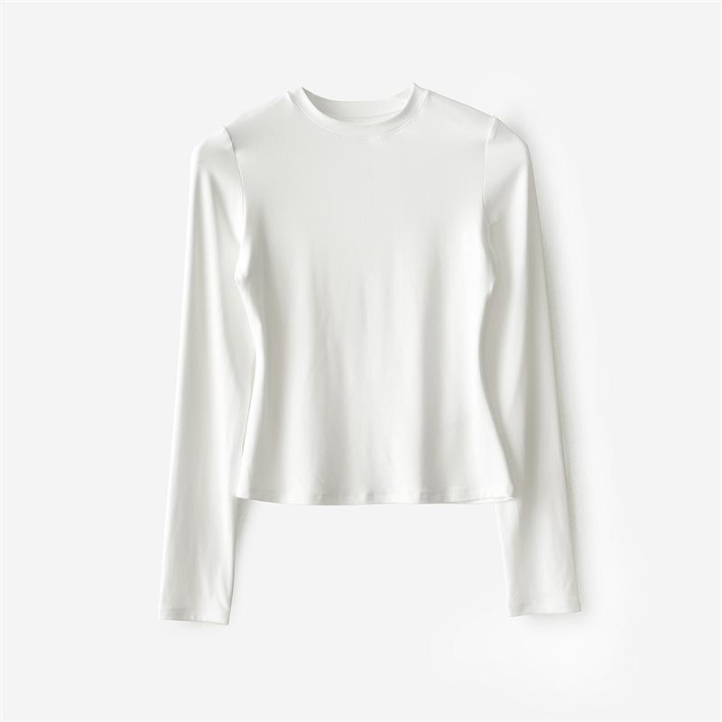 Women's Slim Fit Long Sleeve Sports Top for Running & Yoga - Spring/Autumn Style