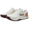 Fila Exillus 3 T9 Breathable Support Slip Resistant Abrasion Resistant Low Top Tennis Shoes Men's White Red Orange A12M621507FWW