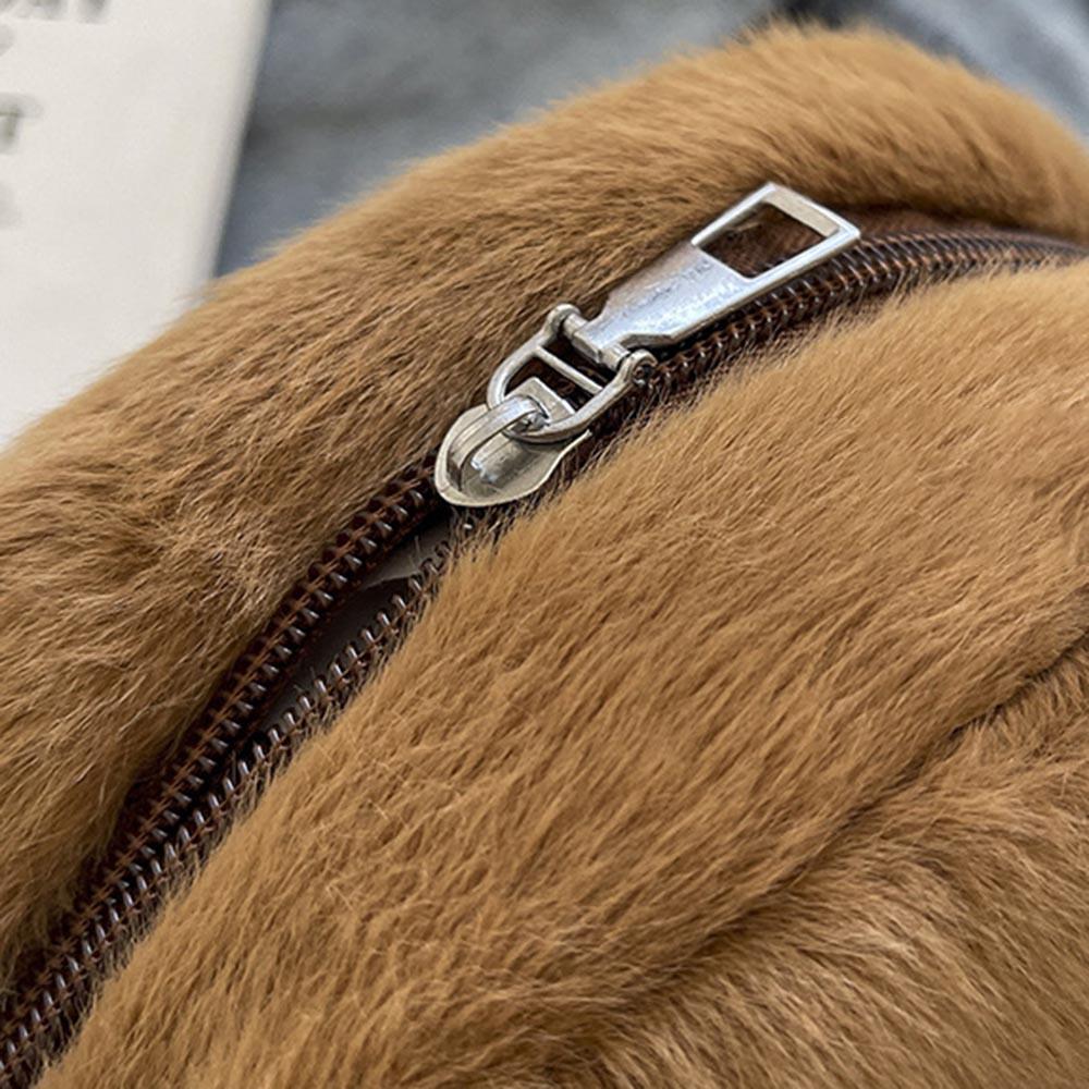 Cute Plush Capybara Crossbody Bag Large Capacity Cartoon Shoulder Purse For Girls With Phone And Coin Pocket