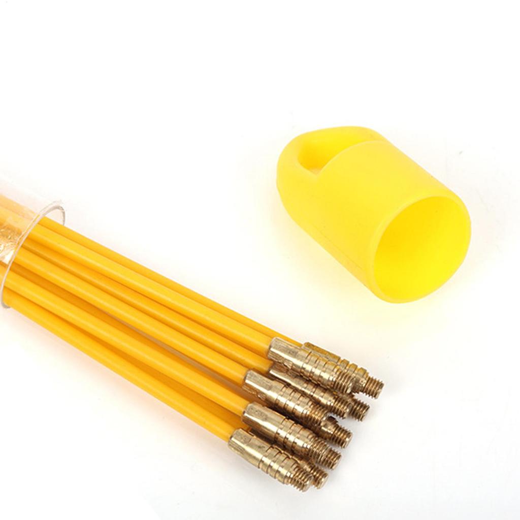 Electrical Fish Sticks Electrical Threader Wand Accessories Fiberglass Wire Fishing Tools For Wall Wiring Duct Indoor Outdoor