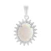 Silver Pendant with Opal 1.265ct (2205487)