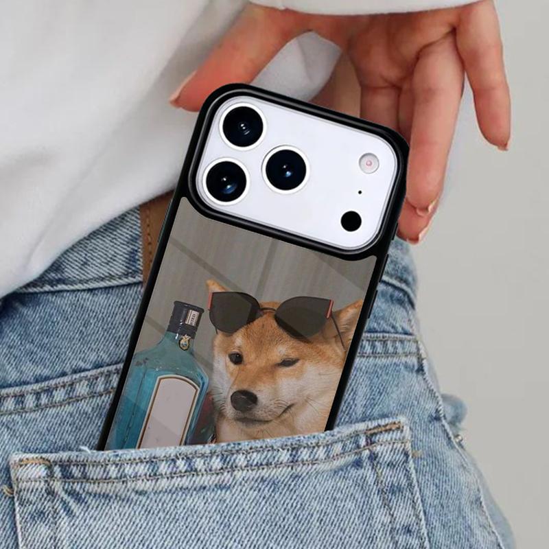 Corgi Funny Puppy Phone Case for iPhone 16e 15 14 13 12 17 Pro Max Plus Air 17pro Cover Coque